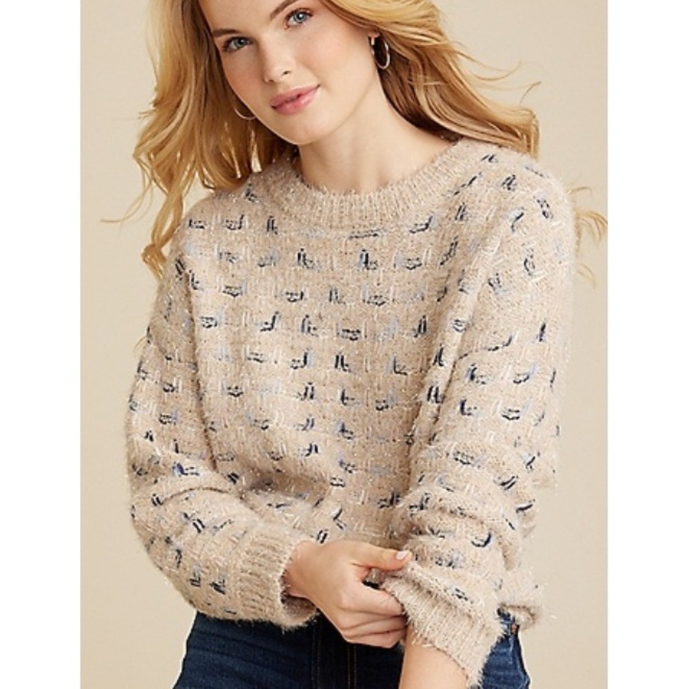 Maurice's Women's Tinsel Stitch Knit Sweater Long Sleeve Size XXL